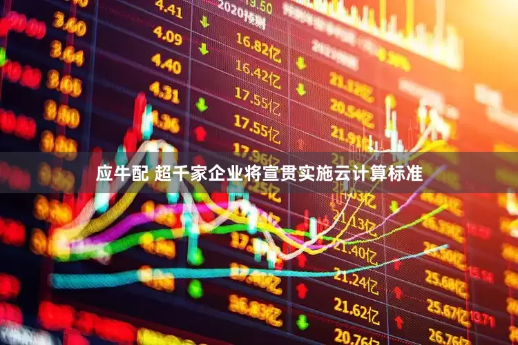应牛配 超千家企业将宣贯实施云计算标准