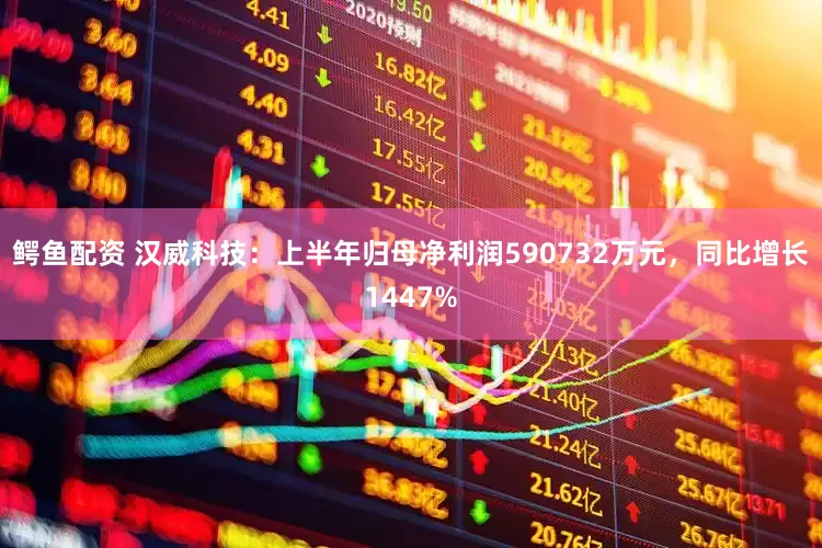 鳄鱼配资 汉威科技：上半年归母净利润590732万元，同比增长1447%